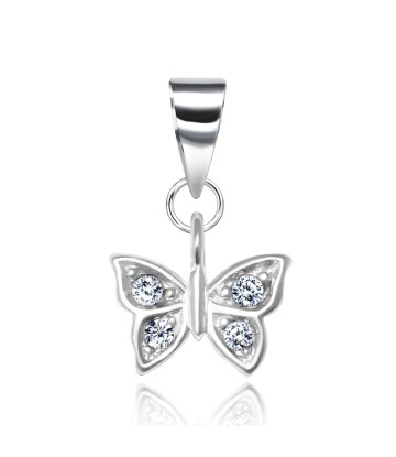 Sweet Butterfly Silver Pendant SPEB-92